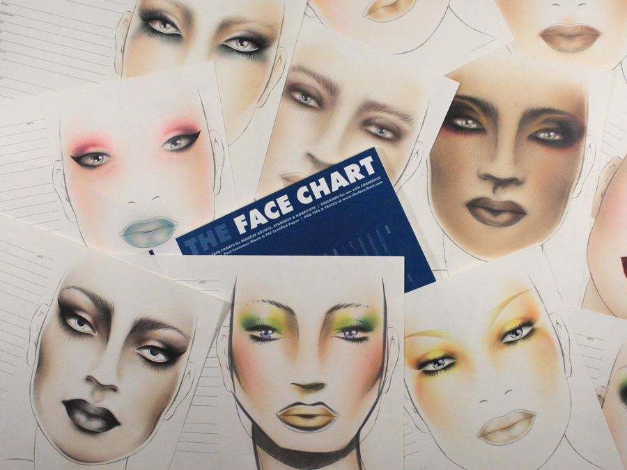 Cosmetic Face Chart