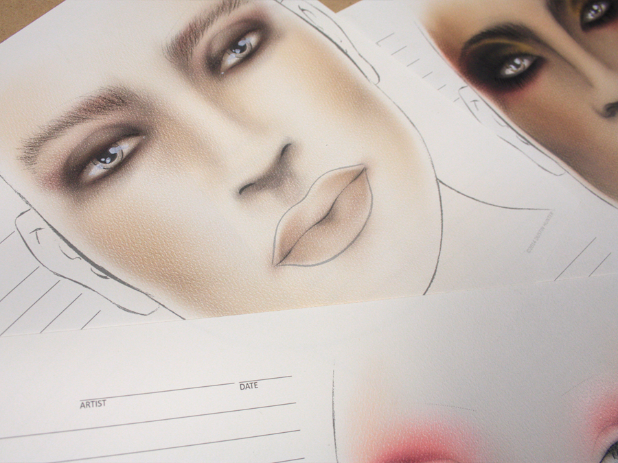 Textured Paper For Face Charts